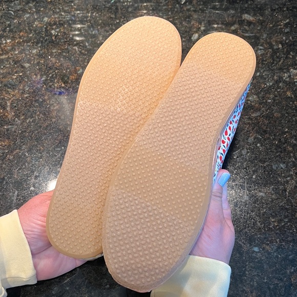 TOMS Alpargata Leather Wrap Yellow Multi Liberty Print - Picture 4 of 6